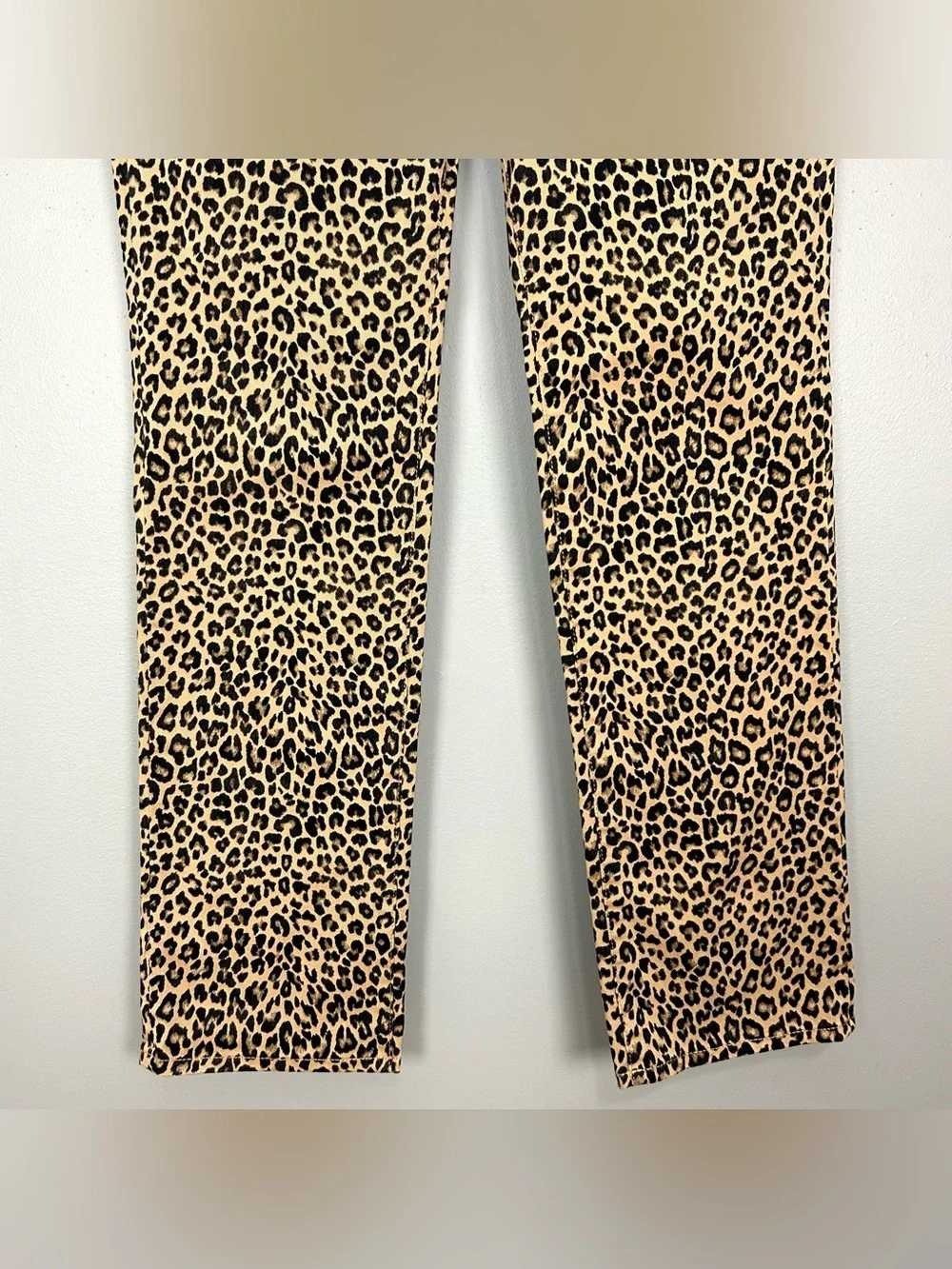 J. Crew Leopard Straight Leg Chino Pants Women’s Size 24 Stretch Twill Classic